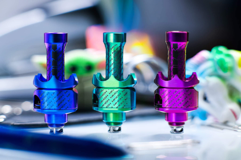 BLUE Ti MS Keychain